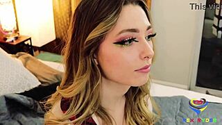 a fit ailee anne gets talked into savage face fucking before riding rex ryder's monster cock wild