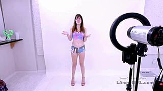 wanna fuck this shy model in casting?