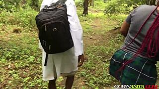 doctor hey the science student and i got caught fucking hard in the bushes