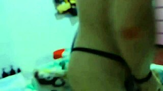 Beautiful Latina Amateur Masturbates Her Big Round Ass