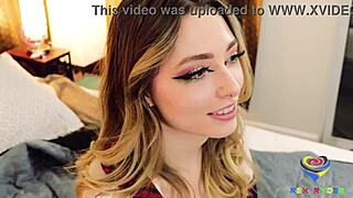 a fit ailee anne gets talked into savage face fucking before riding rex ryder's monster cock wild