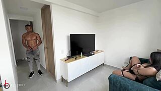 Emily Fox Teases Live with Brandon Cruz BBC Thrusts