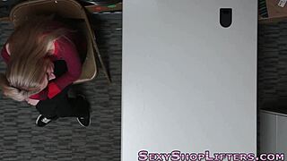 Blonde teen babe slammed hard craving that sticky facial finish