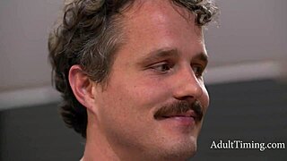 Pregnant BBW Caught in Wild Massage Fuck Threesome Action