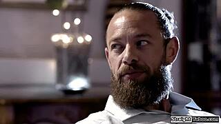 stepuncle's monster cock stretches petite hairy pussy in taboo lick fest