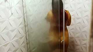 i secretly filmed this busty babe in the shower