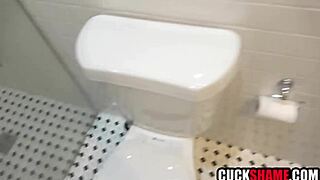 cuck husband watches milf wife cheat hardcore with plumber pov