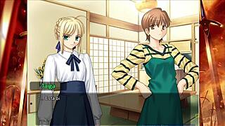 Playing Fate Stay Night Realta Nua day 5 part 2 gameplay in español