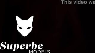 dolly teases in retro french outfit flashing her shaved pussy and small tits