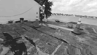 Slut Wife Rides Roofer Cock to Plug Leaky Roof