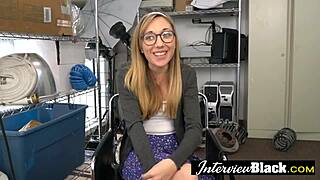 Fake Black Agent Gets Intense Interracial Sofa Blowjob Casting Rough Sex Interview