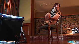 Young Beauty's Face Gets Drenched in Cum After Discussion