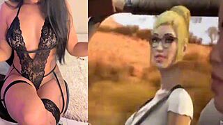 the sensual beauty teases her pussy with masturbation leading to shared explosive orgasm climax