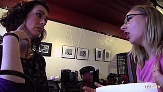 oh god the blonde milf and her lesbian lover cum hard using all those toys together