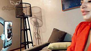 Angel Lima's Sexy Live Turns Wild with Ripped Clothes Striptease