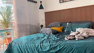 Two Latina Sluts Fuck Horny Gringo In Balcony Threesome!