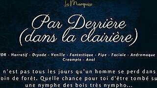 french nympho takes rough outdoor anal from behind... oh yes