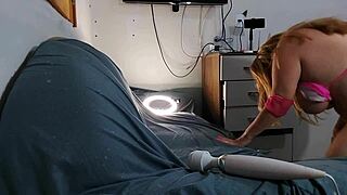 busty latina milf begs brazilian bookworm to stretch her tight asshole wide