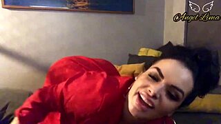 Angel Lima's Sexy Live Turns Wild with Ripped Clothes Striptease