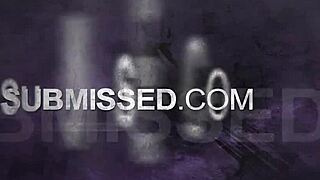 Skinny teen bound, whipped, and vibed to choking submission.