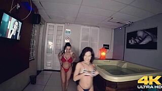 oh man this brazilian milf sauna fuck with huge cock and big pussy felt so damn good