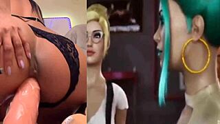 the sensual beauty teases her pussy with masturbation leading to shared explosive orgasm climax