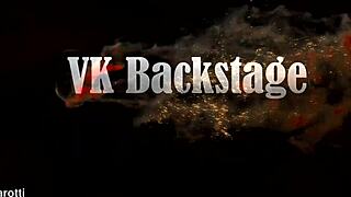 Pearl endures brutal double penetration assfucking with multiorgasms in vk backstage