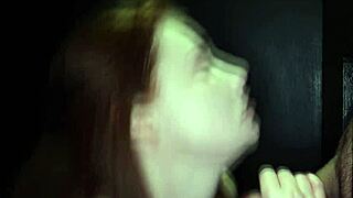 welcome back ellie swallows gloryhole cum tongue deep liquid lunch!