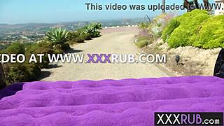 Wet big ass milf Lacey Jayne slurps cock in slippery nuru massage