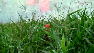 escaped prisoner ravages blonde in intense group prison fuck