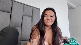 Pov first time colombian latina amateur creampie fucking before work session