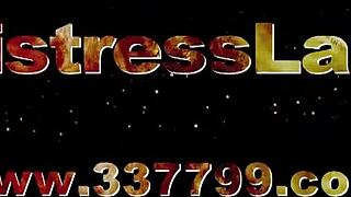 Japanese office lady kicks balls viciously then facesits dominantly