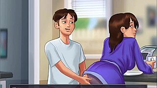 Bold missionary thrusts explode creampie deep in shaved pussy cumshot