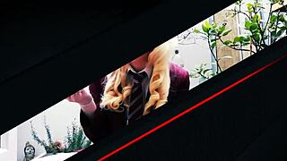 Teacher Teases Gorgeous Blonde Student's Small Tits to Edge