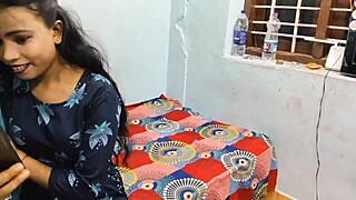 indian babe rides rough in dorm with dirty hindi talk audio