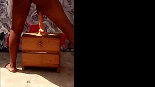 african beauty lifts skirt fucks herself publicly in stockings part 1