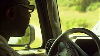 Audrey anal fucked bent over sucking big dildo shaved pussy cum facial heels