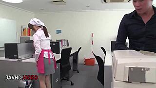 office lady chihiro akino begs for your hardcore creampie blowjob?