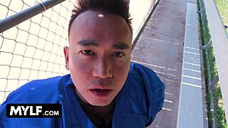 Lauren Phillips' Perfect Body Motivates Team with Bent-Over Pussy Prize