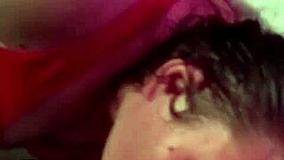 hot milf masturbates wildly gets fucked creampied in passion