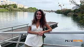 Winning Super-Mature Mavi Burbujita with Double Cock Temptation