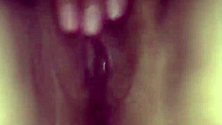 desperate latina milf fingers her soaked pussy to wild orgasm