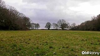 Blonde lesbian licks big tit milf pussy