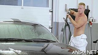 adorable teen rides charming stud's cock sucking hard till nasty orgasm