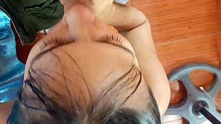 sexy peruvian neighbor bends over for cash doggystyle pounding