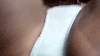 sexy ebony strips stockings sensual masturbation tease!