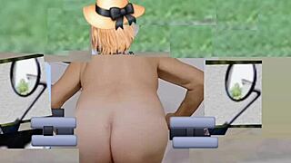 Sexy trans ass shaking homemade crossdressing amateur update shakes hard!