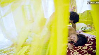 Hot desi babe's navel and curves get pounded hard with hindi moans