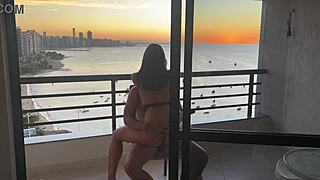 Sweetly riding until his sunset burst