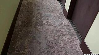 A friend catches our rough DP ride on beautiful teen slut